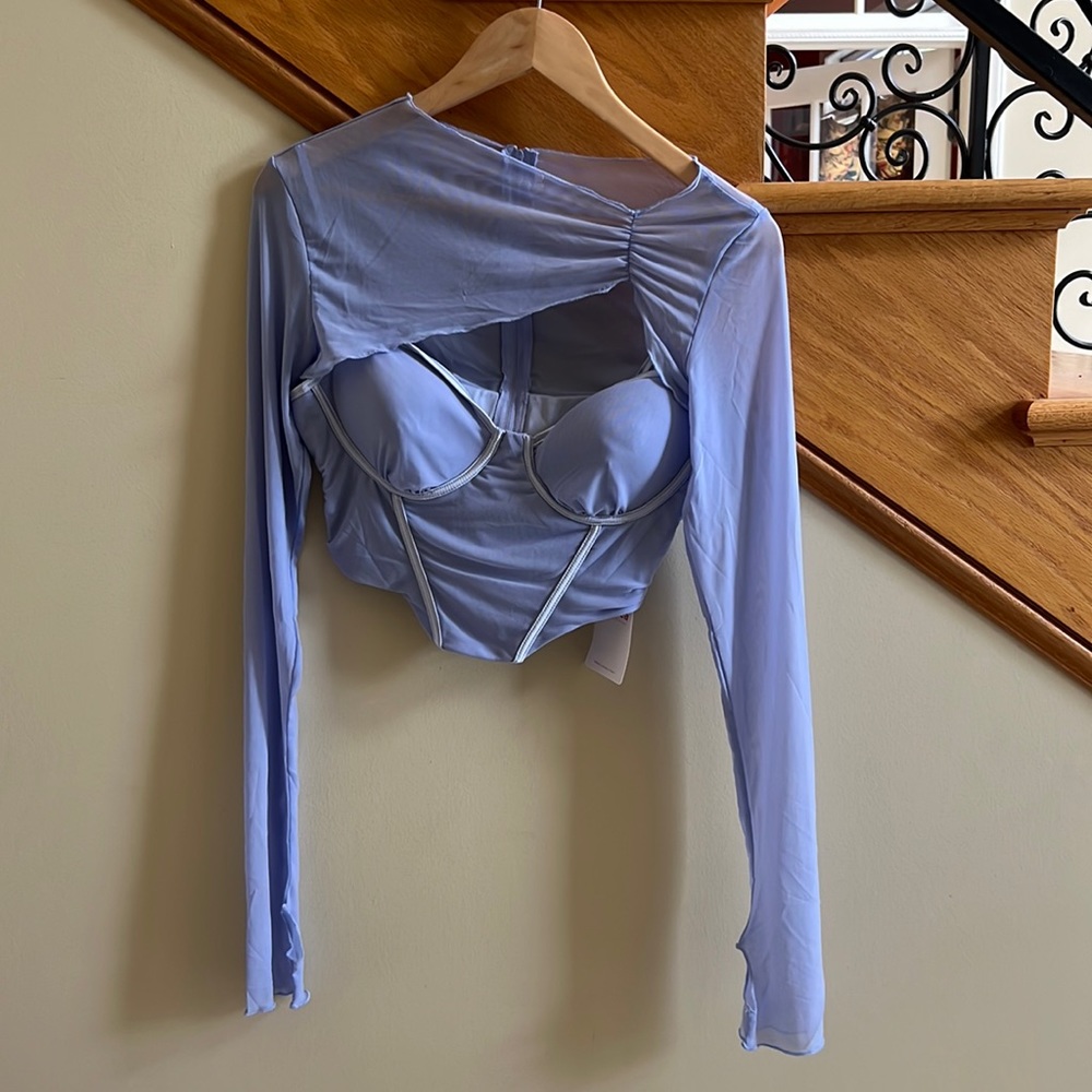 Matthew Top Size Large Sky Blue New with Tags